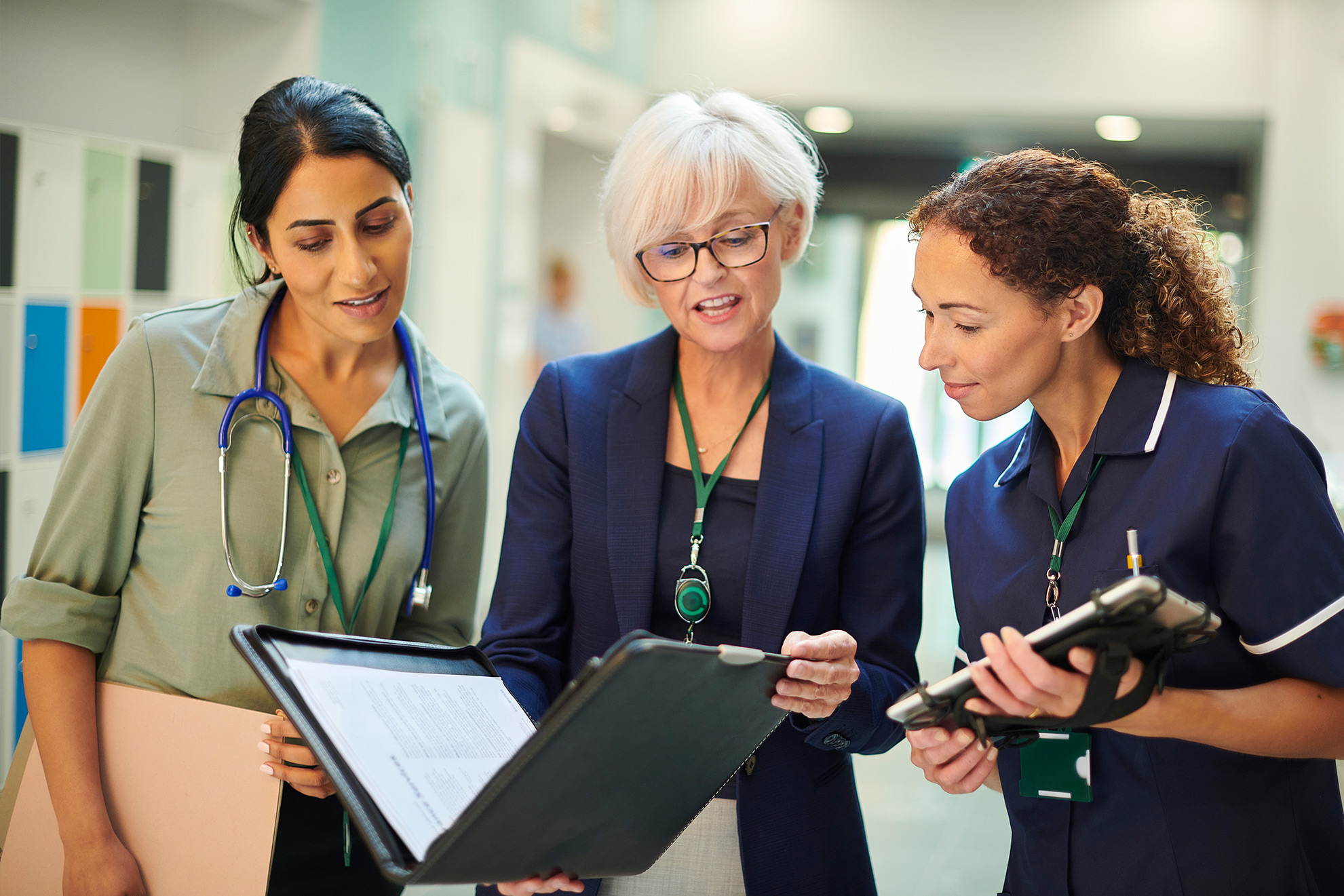 Women workin in Nursing and Health Professions